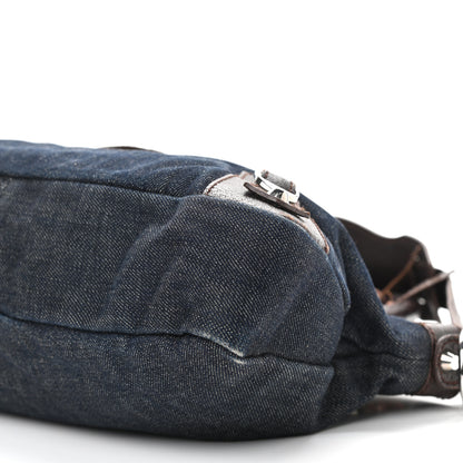 Balenciaga Denim Pigskin Classic Silver Hardware First Chocolate 11 of 13