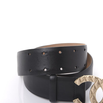 Chanel Calfskin CC Belt 80 32 Black 3 of 5