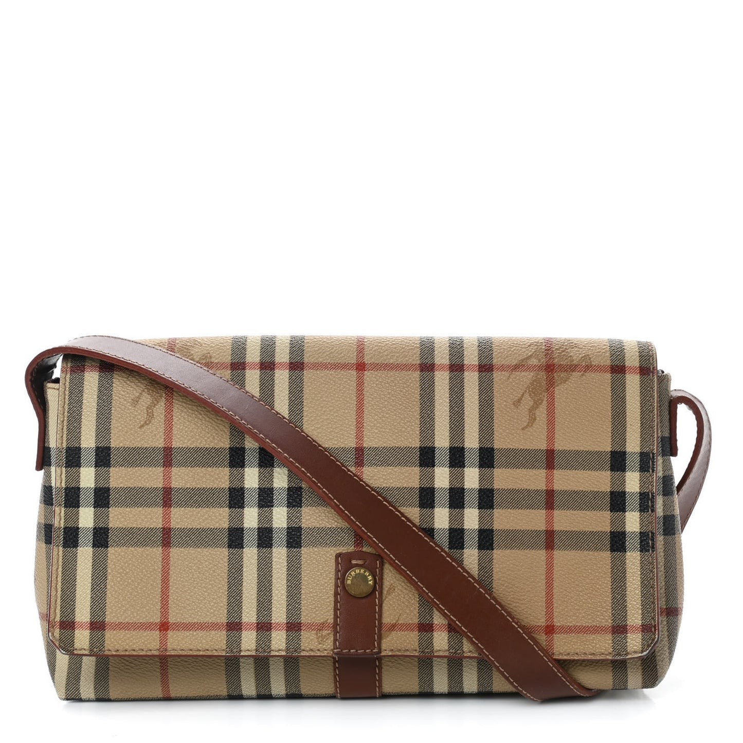 Haymarket Check Shoulder Bag Military Red