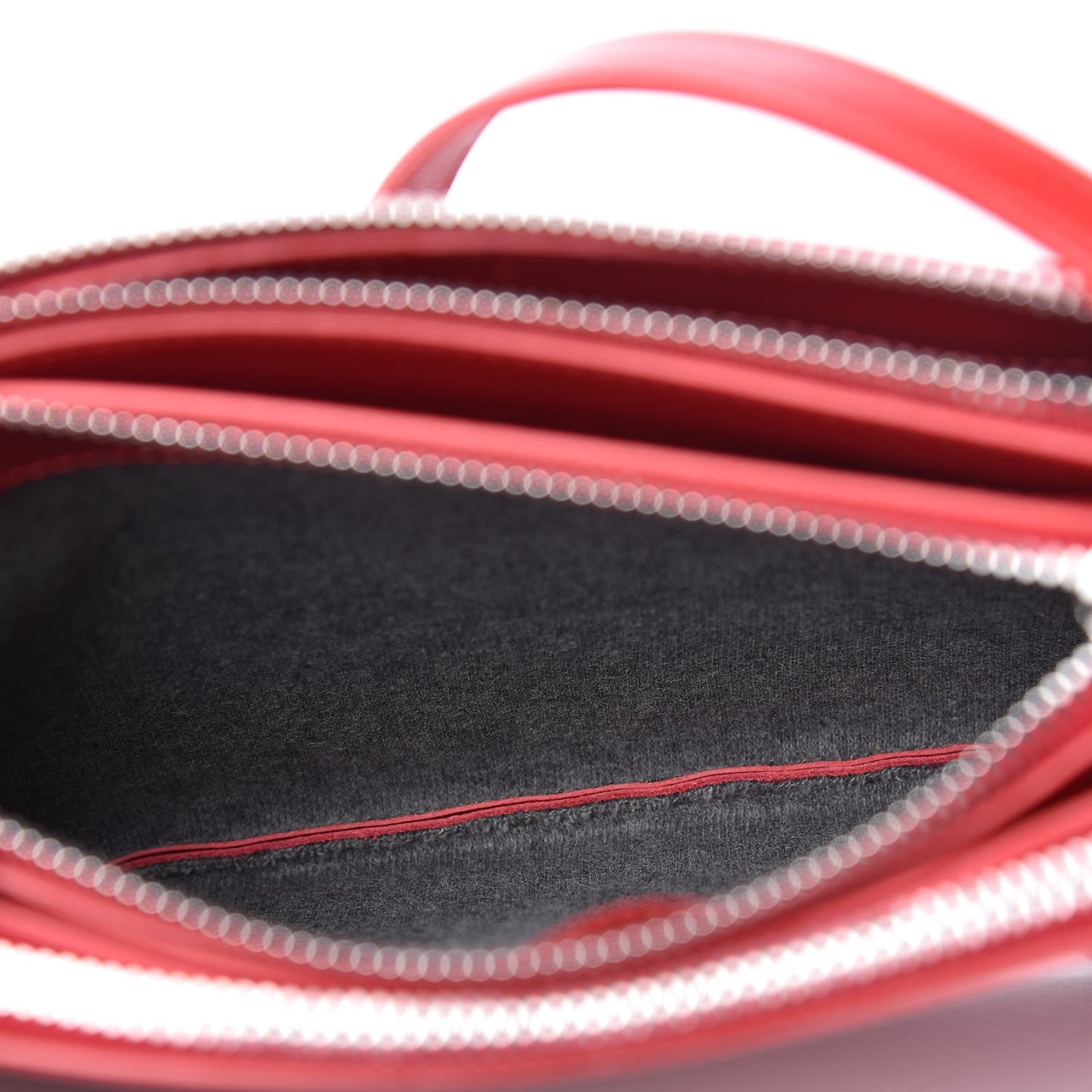 Liege Calfskin Small Trio Crossbody Bag Pop Red