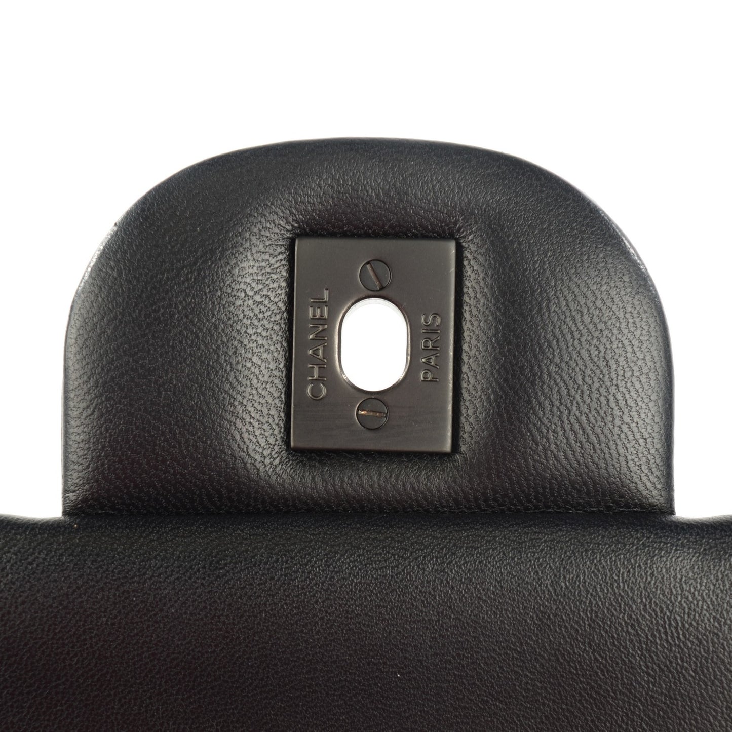 Lambskin Quilted Jumbo Double Flap So Black