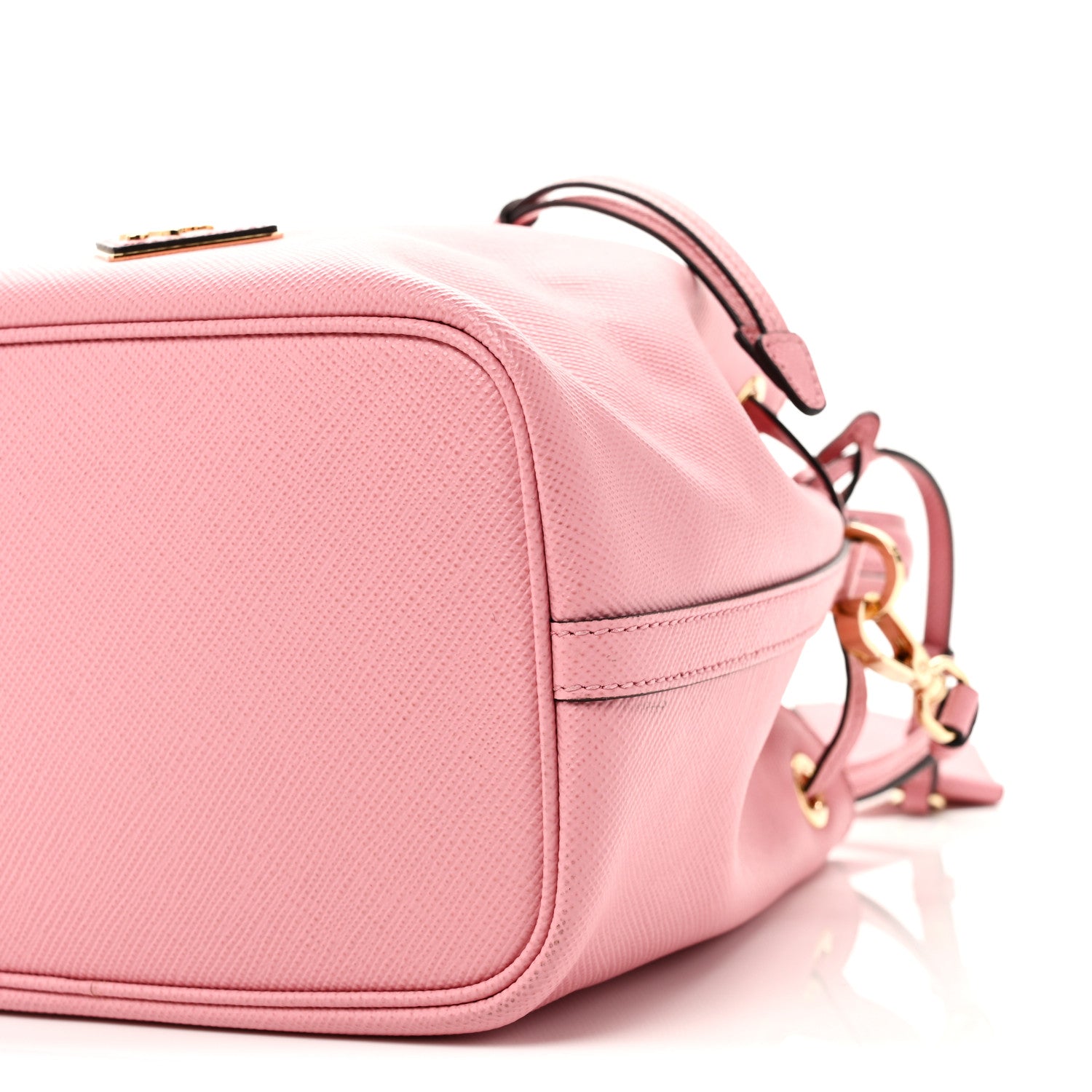 Prada Saffiano Cuir Bucket Bag Petalo 9 of 9