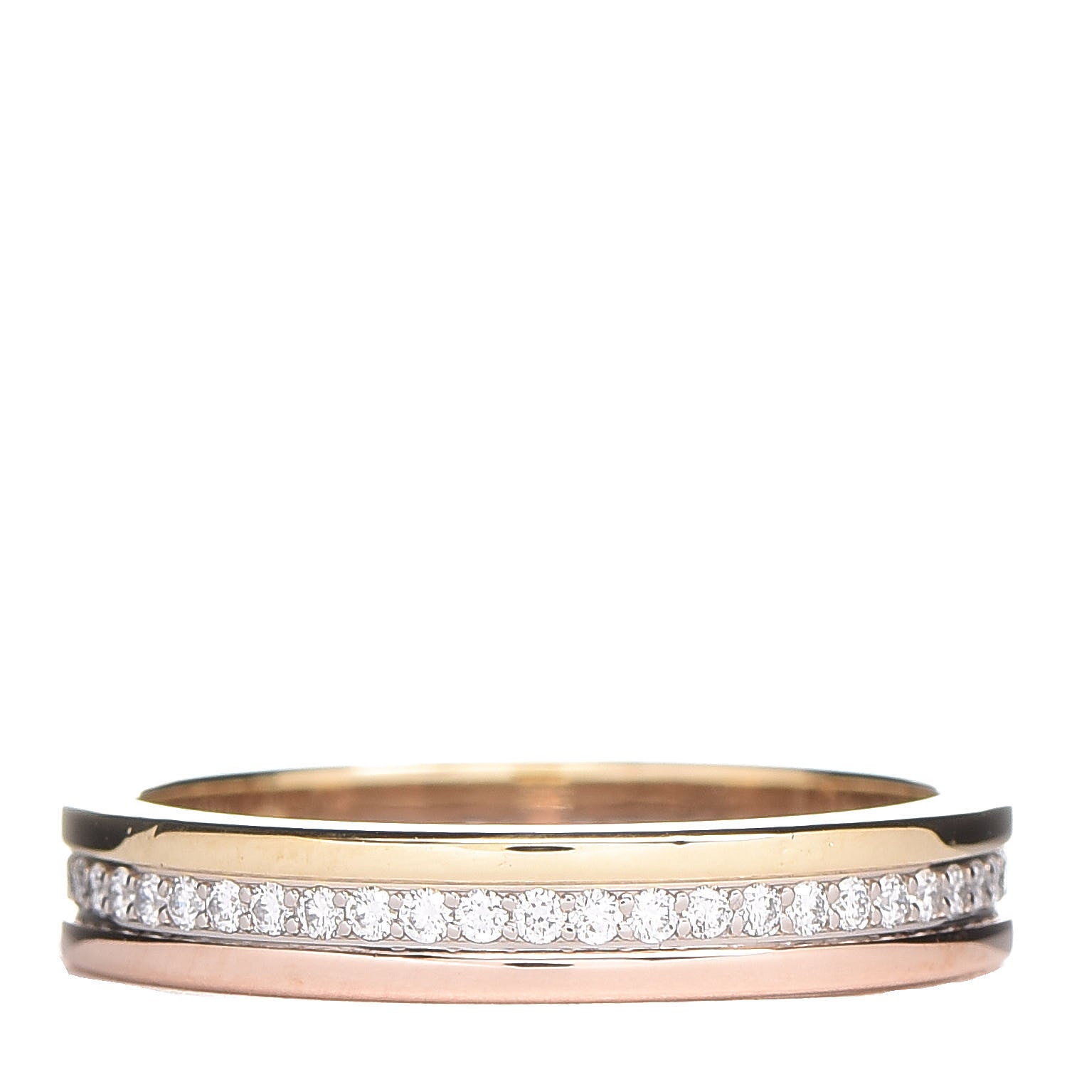 Cartier 18K White Yellow Pink Gold Diamond 3.5mm Vendome Louis Cartier Wedding Band Ring 51 5.75 1 of 5