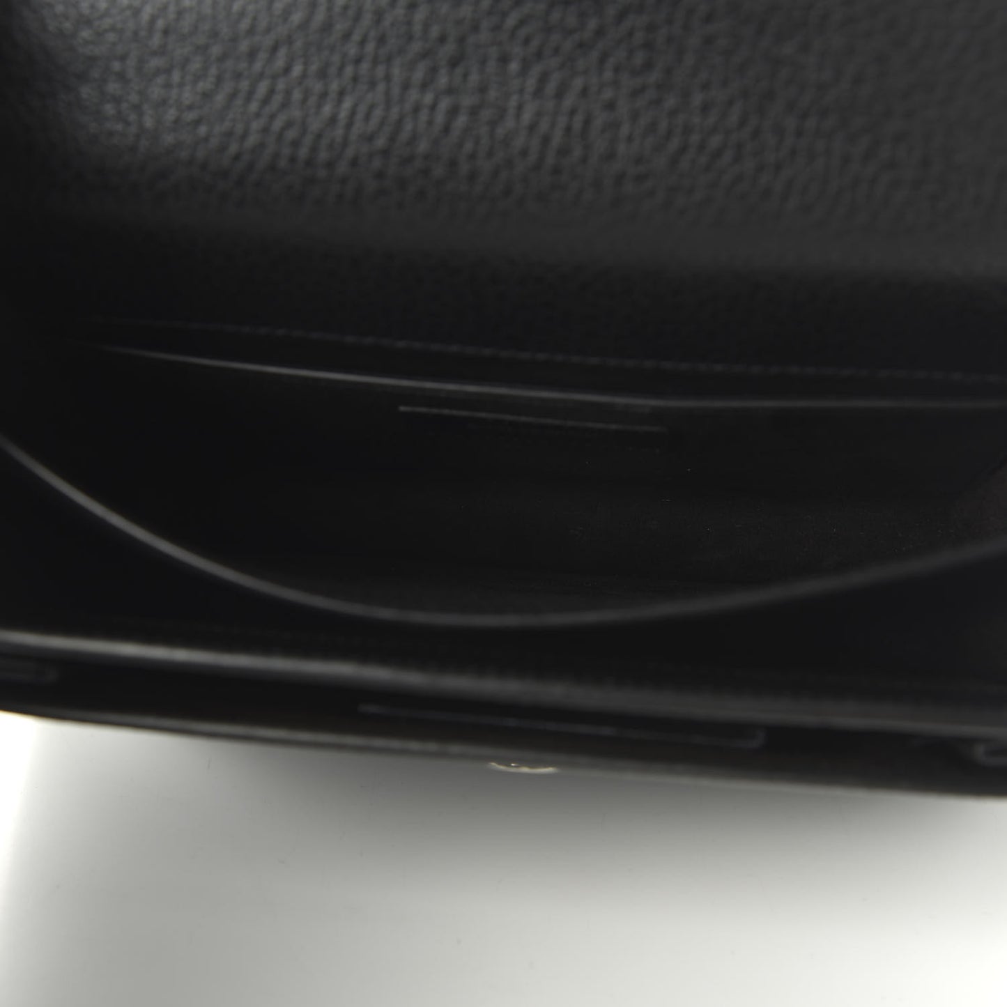 Grained Calfskin Medium Monogram Sunset Satchel Black