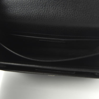 Saint Laurent Grained Calfskin Medium Monogram Sunset Satchel Black 5 of 9