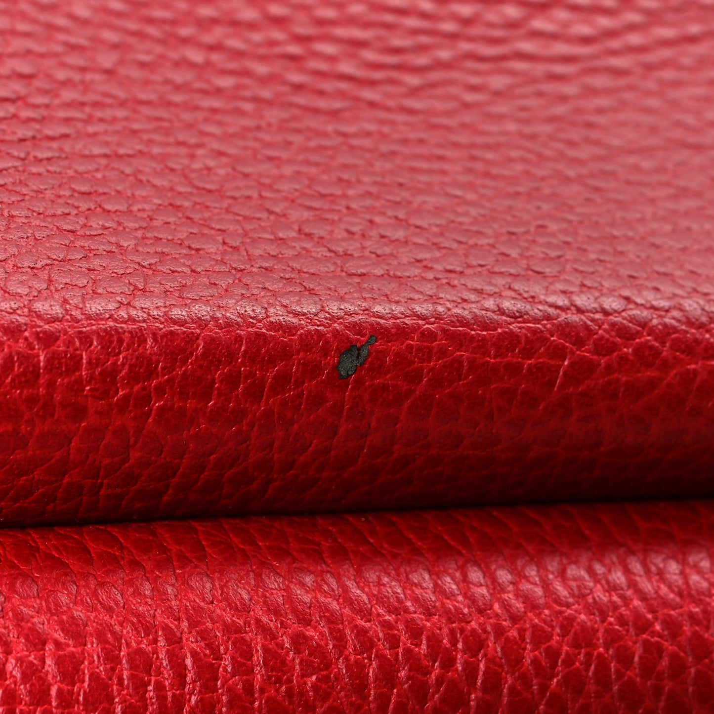 Pebbled Calfskin Soho Chain Backpack Hibiscus Red