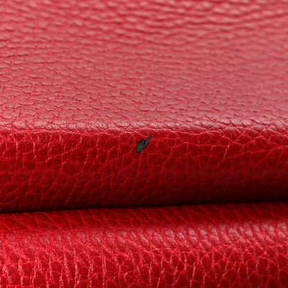 Gucci Pebbled Calfskin Soho Chain Backpack Hibiscus Red 15 of 15