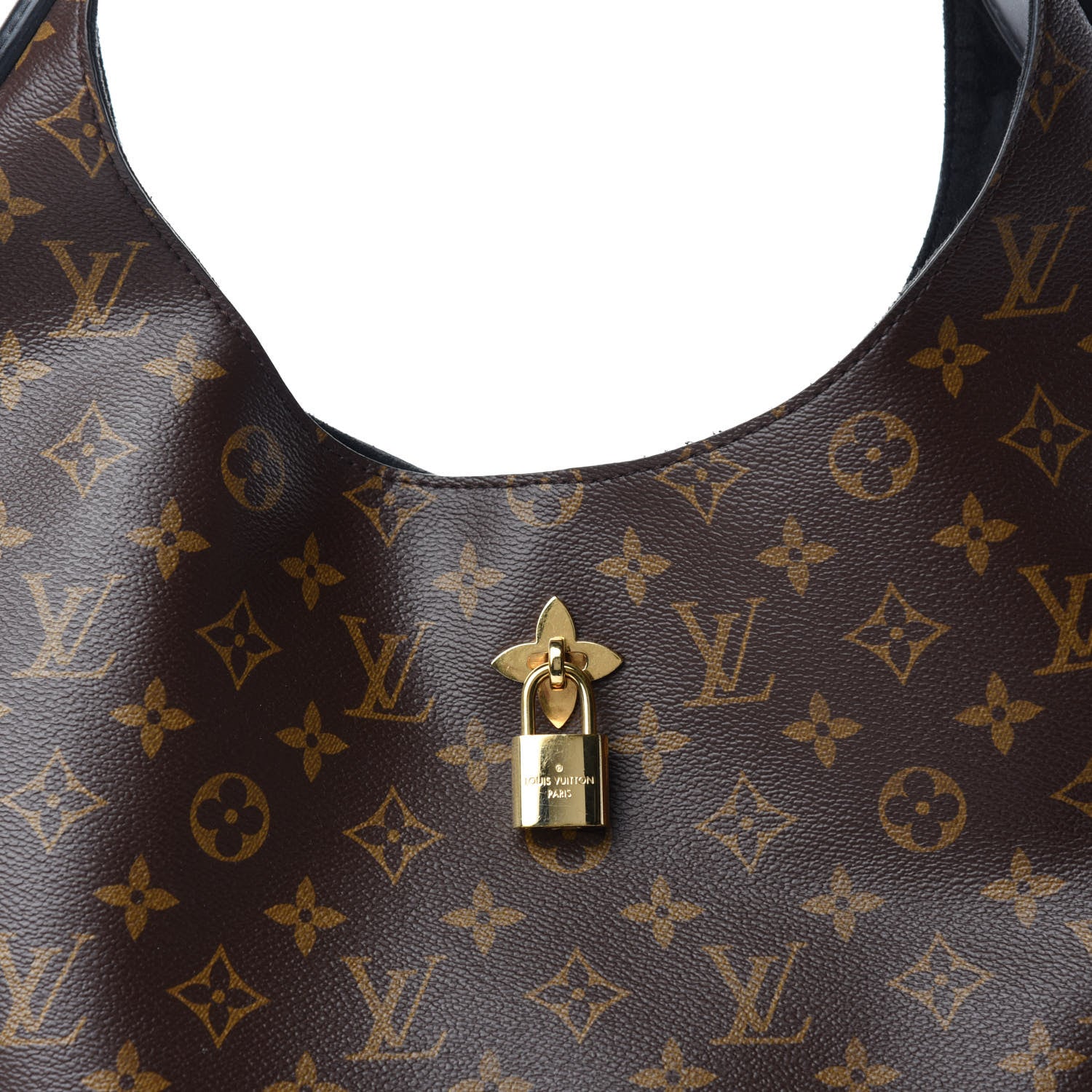 Louis Vuitton Monogram Flower Hobo Black 13 of 13