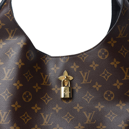 Louis Vuitton Monogram Flower Hobo Black 13 of 13
