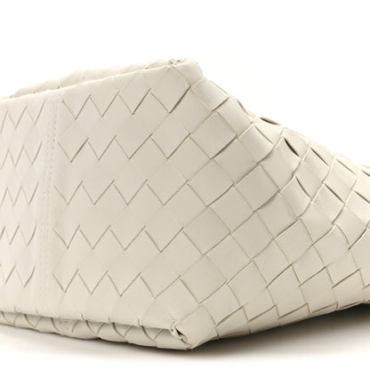 Bottega Veneta Nappa Intrecciato Small Flip Flap Tote Chalk 9 of 9