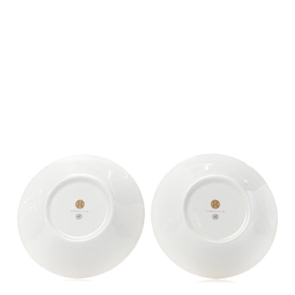 Hermes Porcelain Mosaique Au 24 Gold Breakfast Cup And Saucer Set Of 2 7 of 10