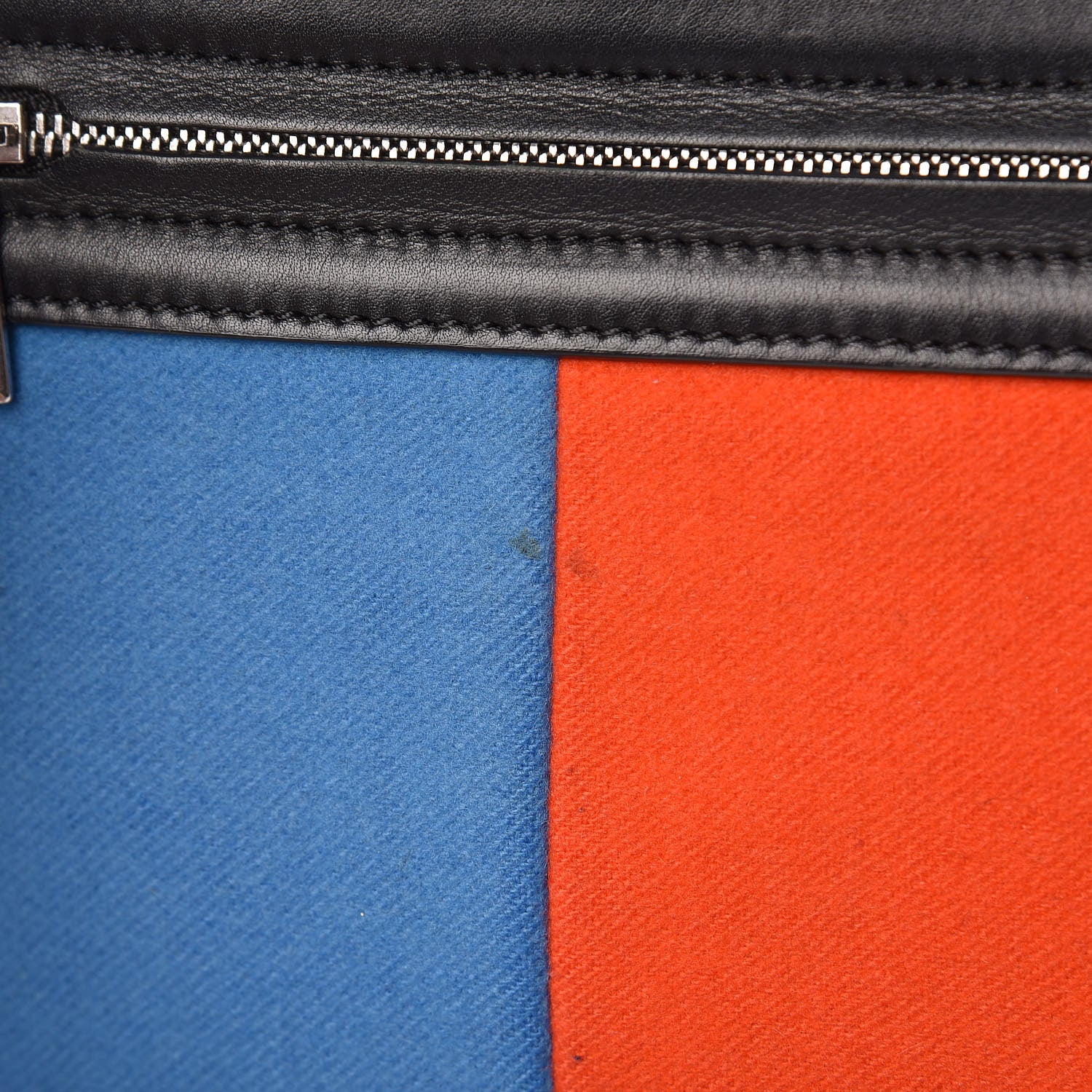 Celine Calfskin Wool Medium Trapeze Multicolor 17 of 17