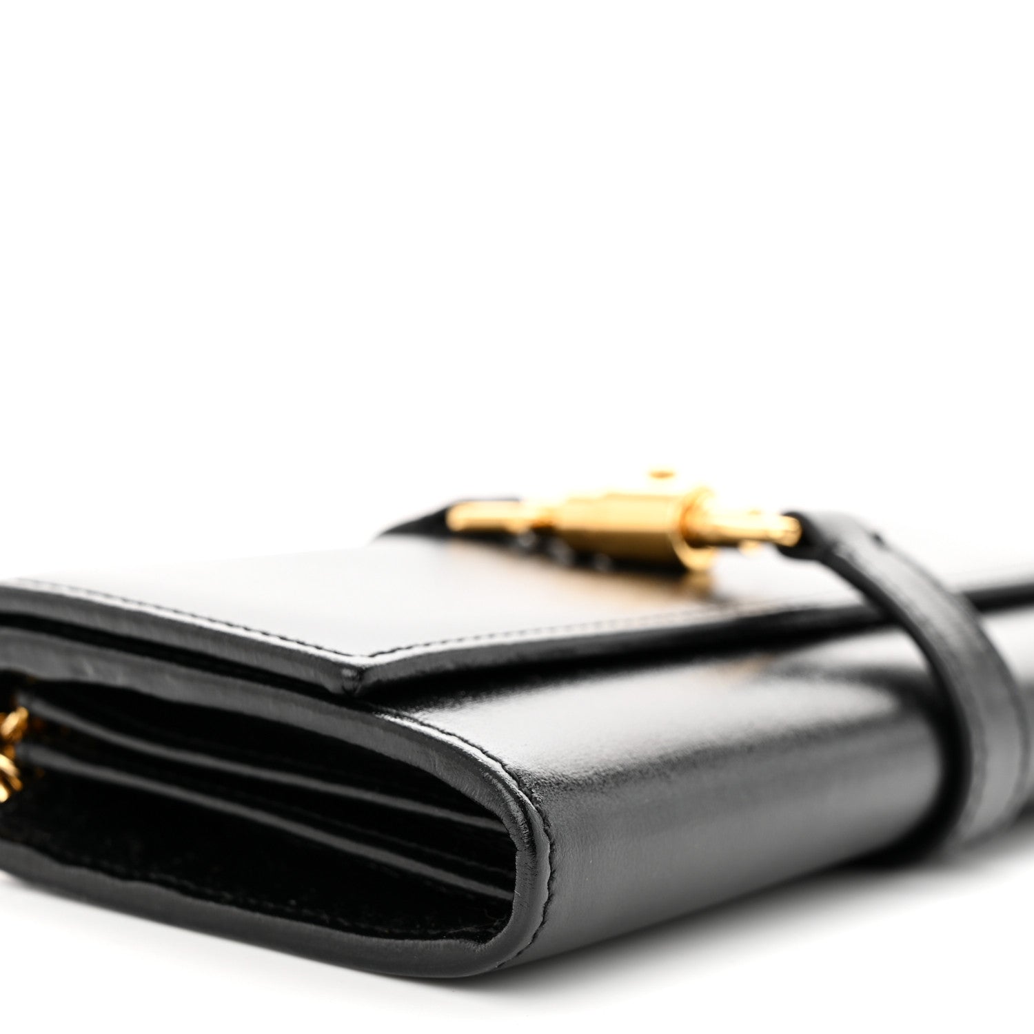 Gucci Calfskin Jackie 1961 Chain Wallet Black 4 of 11