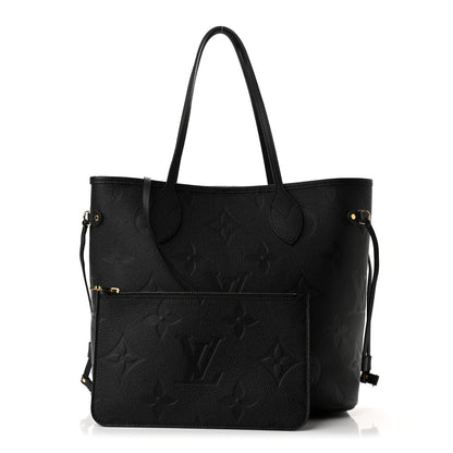 Louis Vuitton Empreinte Monogram Giant Neverfull MM Black 1 of 10