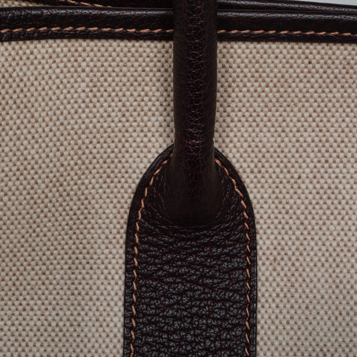 Hermes Buffle Skipper Toile Garden Party 36 MM Tote Marron Fonce 8 of 17