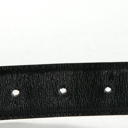 Gucci Calfskin Interlocking G Belt 75 30 Black 5 of 5