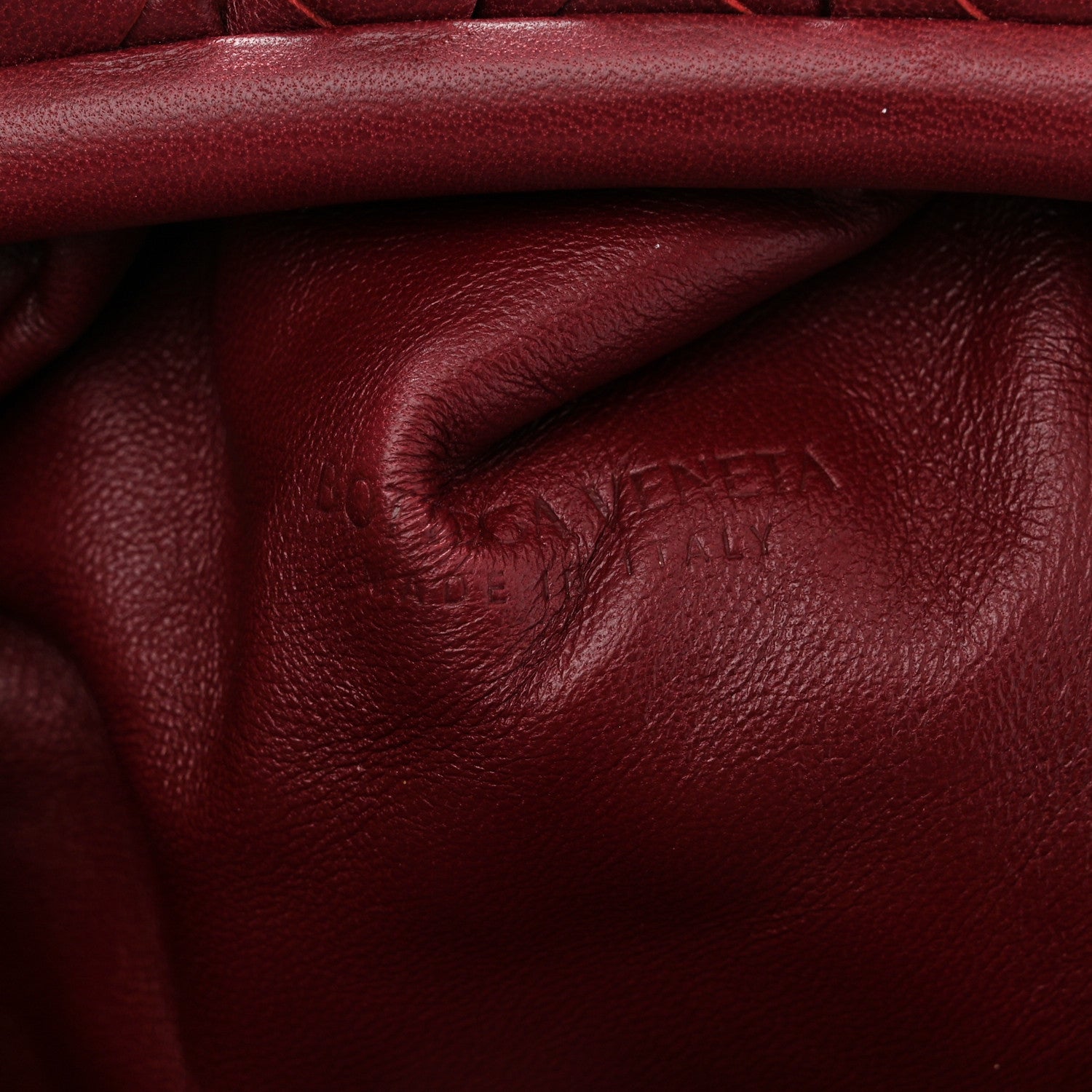 Bottega Veneta Nappa Maxi Intrecciato The Pouch Oversized Clutch Bordeaux 6 of 10