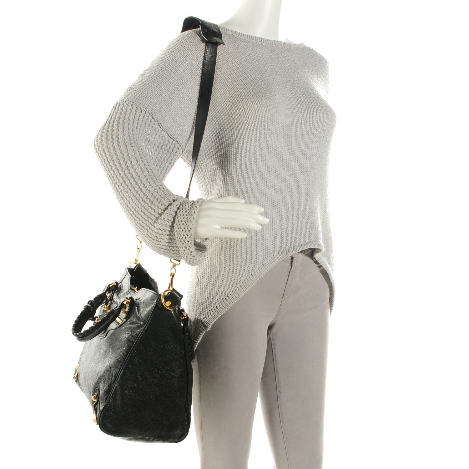Balenciaga Agneau Giant 12 Gold Hardware Velo Black 2 of 9