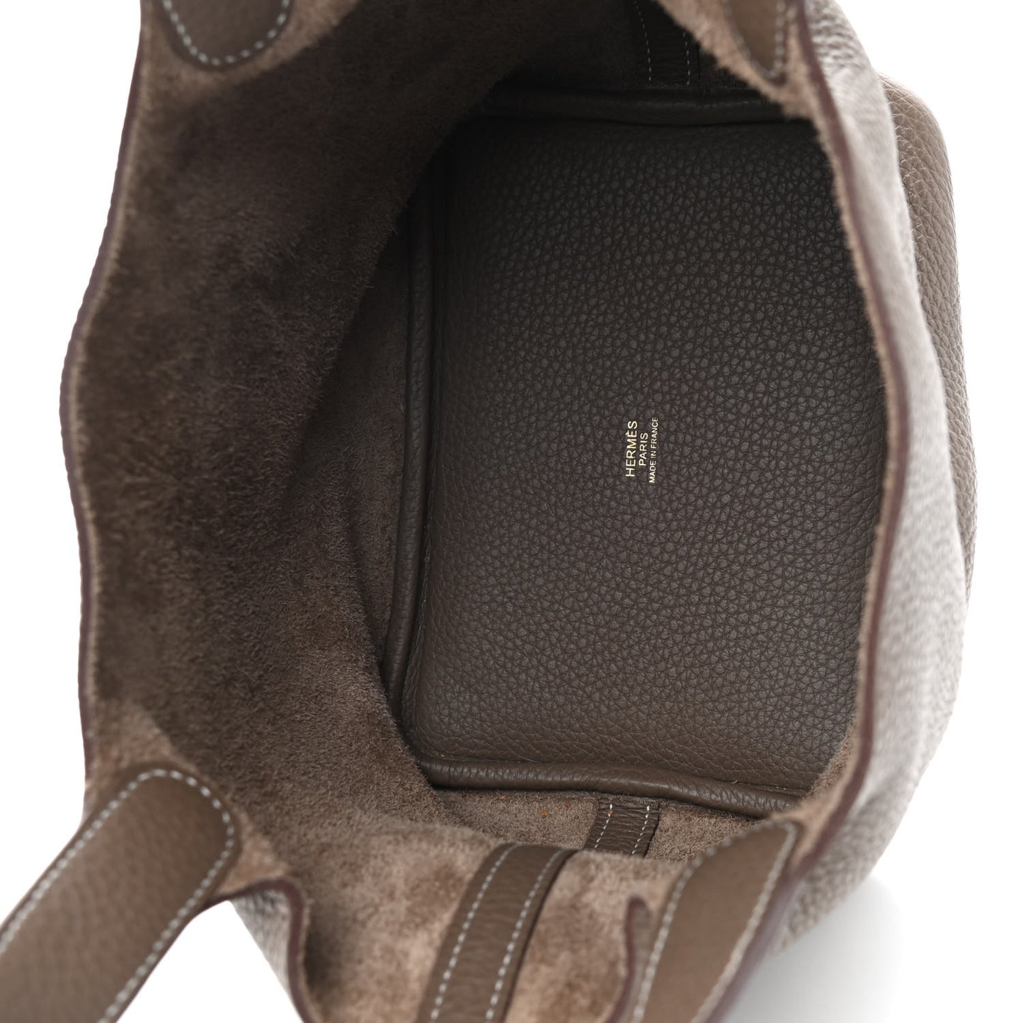 Taurillon Clemence Picotin Lock 18 PM Etoupe