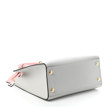 Louis Vuitton Calfskin City Steamer MM Gris Antartica Navy Rose Doux 4 of 9
