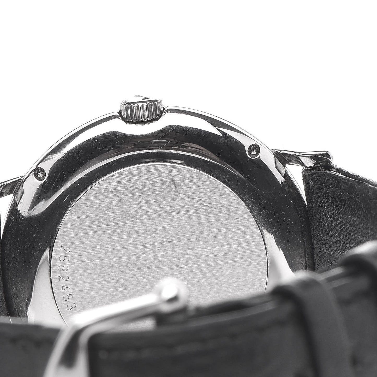 Stainless Steel Calfskin 34mm Portofino Automatic Watch Black IW351326