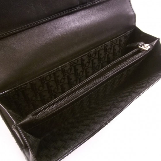 Christian Dior Patent Cannage Rendezvous Wallet 5 of 7