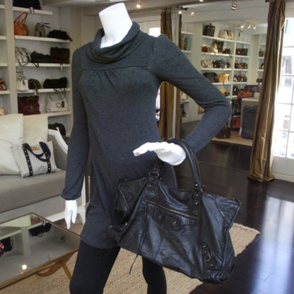 Balenciaga Chevre Work Bag Anthracite Black 2 of 16