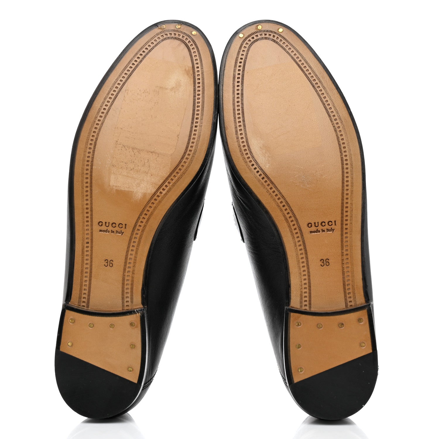 Gucci Malaga Kid Web Womens Horsebit Loafers 36 Black 5 of 8