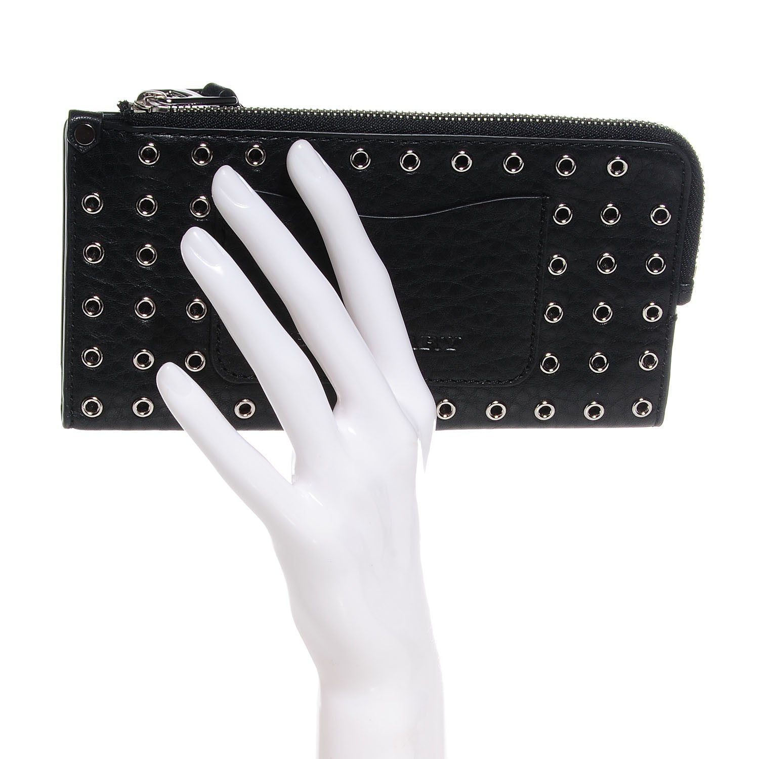 Burberry Leather Grommet Wallet Black 2 of 8