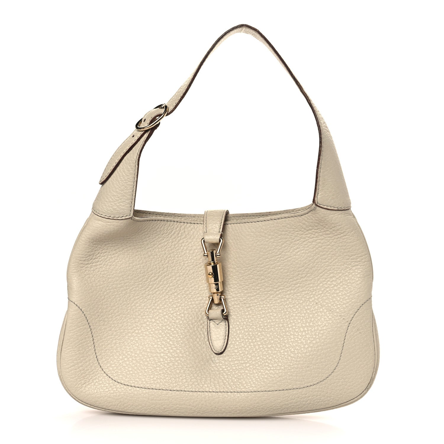 Gucci Calfskin Small Jackie O Hobo White 1 of 11