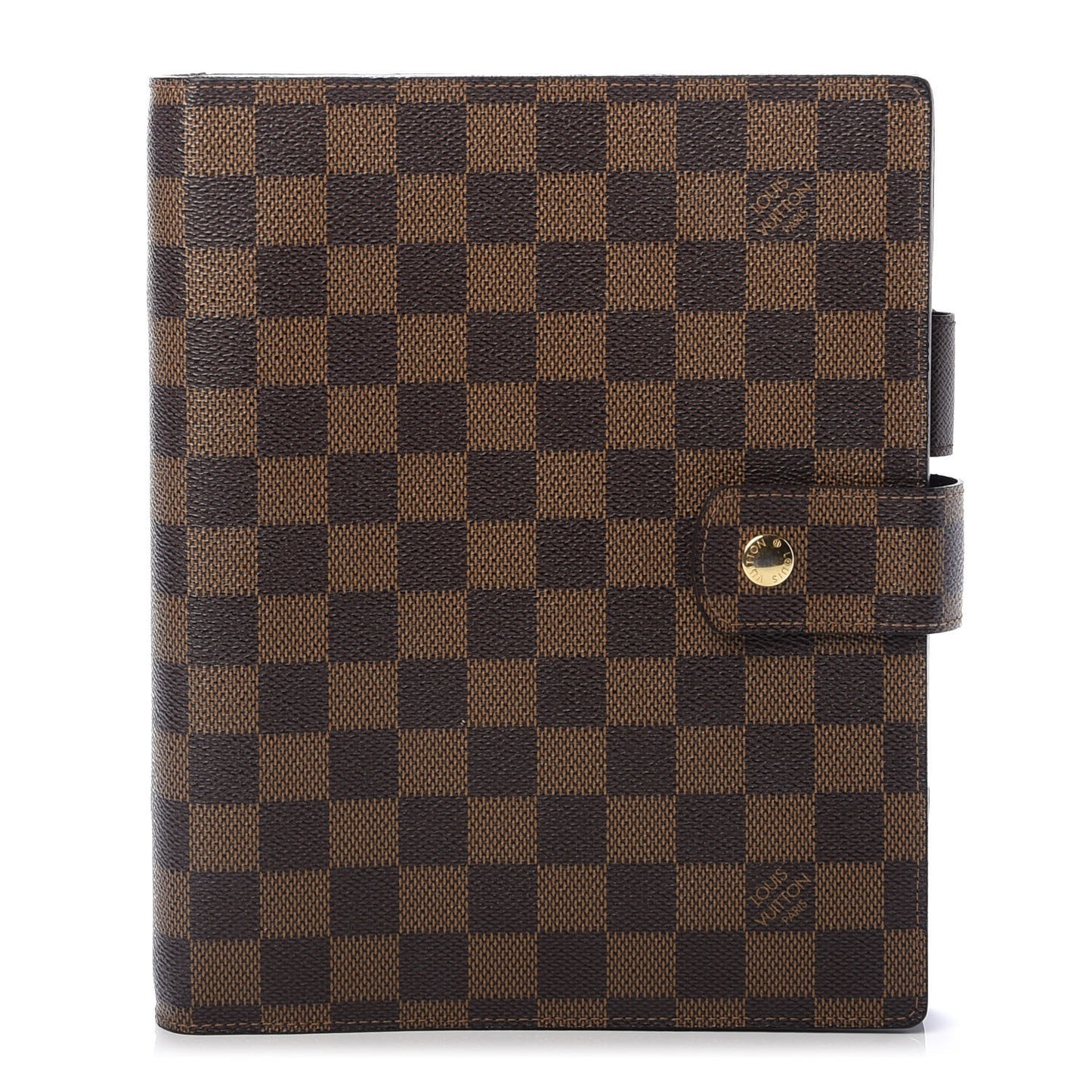 Damier Ebene Large Ring Agenda Cover
