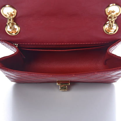 Chanel Aged Calfskin Quilted 2.55 Reissue Mini Flap Red 7 of 11