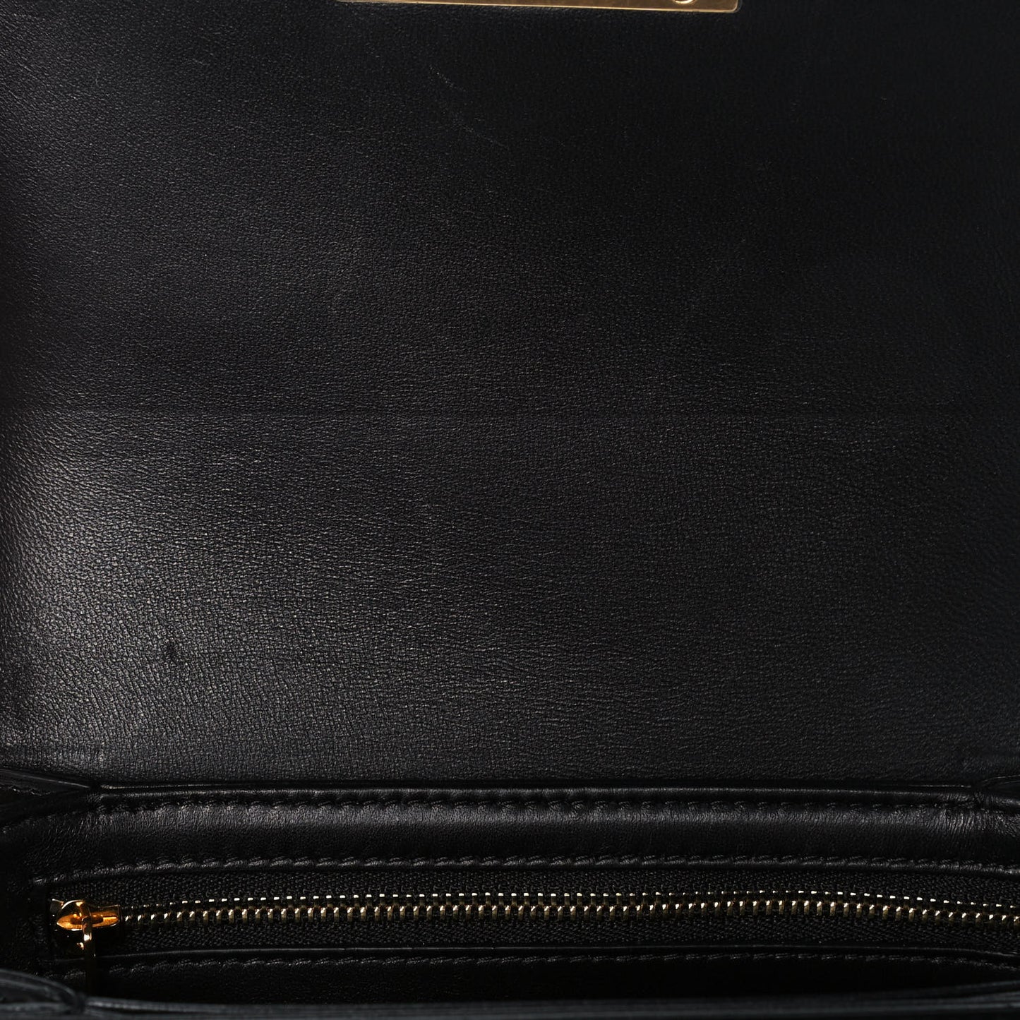 Shiny Calfskin Small Triomphe Black