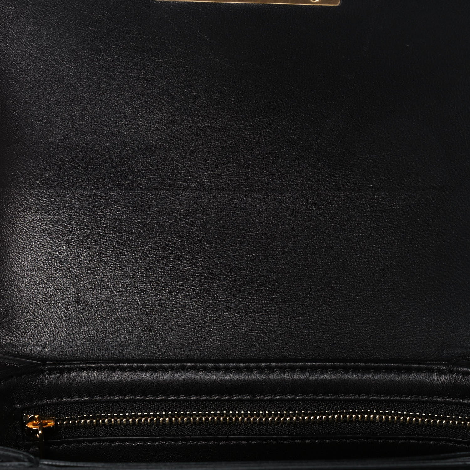 Celine Shiny Calfskin Small Triomphe Black 13 of 15