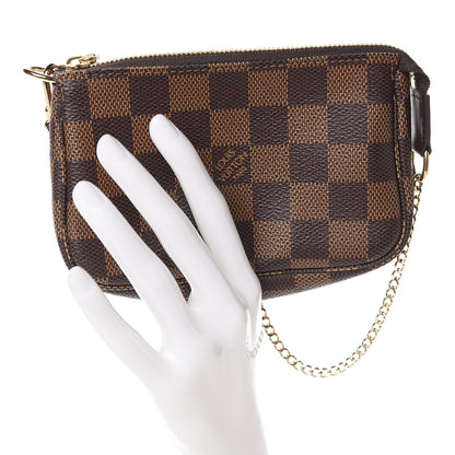 Louis Vuitton Damier Ebene Mini Pochette Accessories 2 of 8