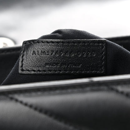 Saint Laurent Calfskin Y Quilted Monogram Medium Loulou Chain Satchel Black 8 of 11