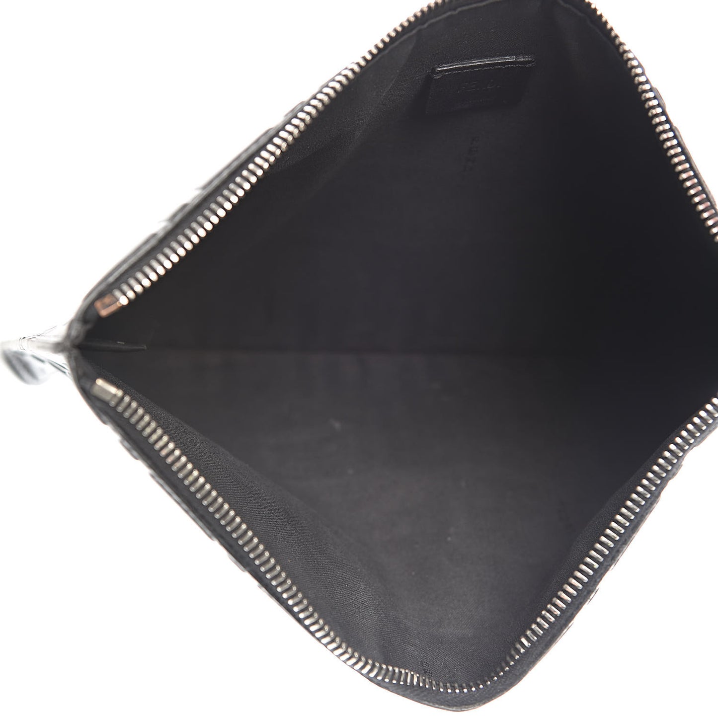 Vitello Grace FF 1974 Embossed Pouch Black