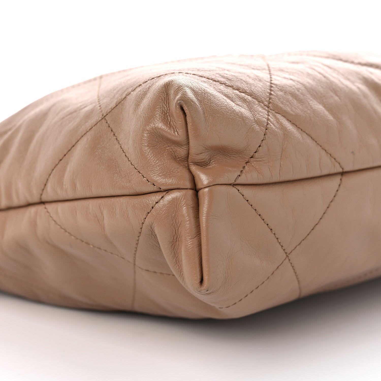 Chanel Shiny Calfskin Quilted Small Chanel 22 Beige 10 of 11