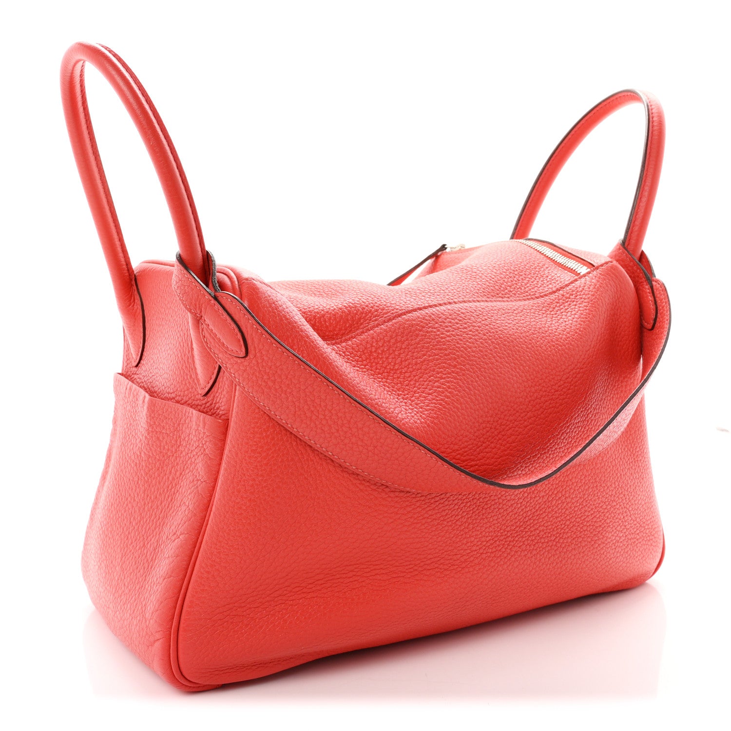 Hermes Taurillon Clemence Lindy 30 Rose Jaipur 3 of 10