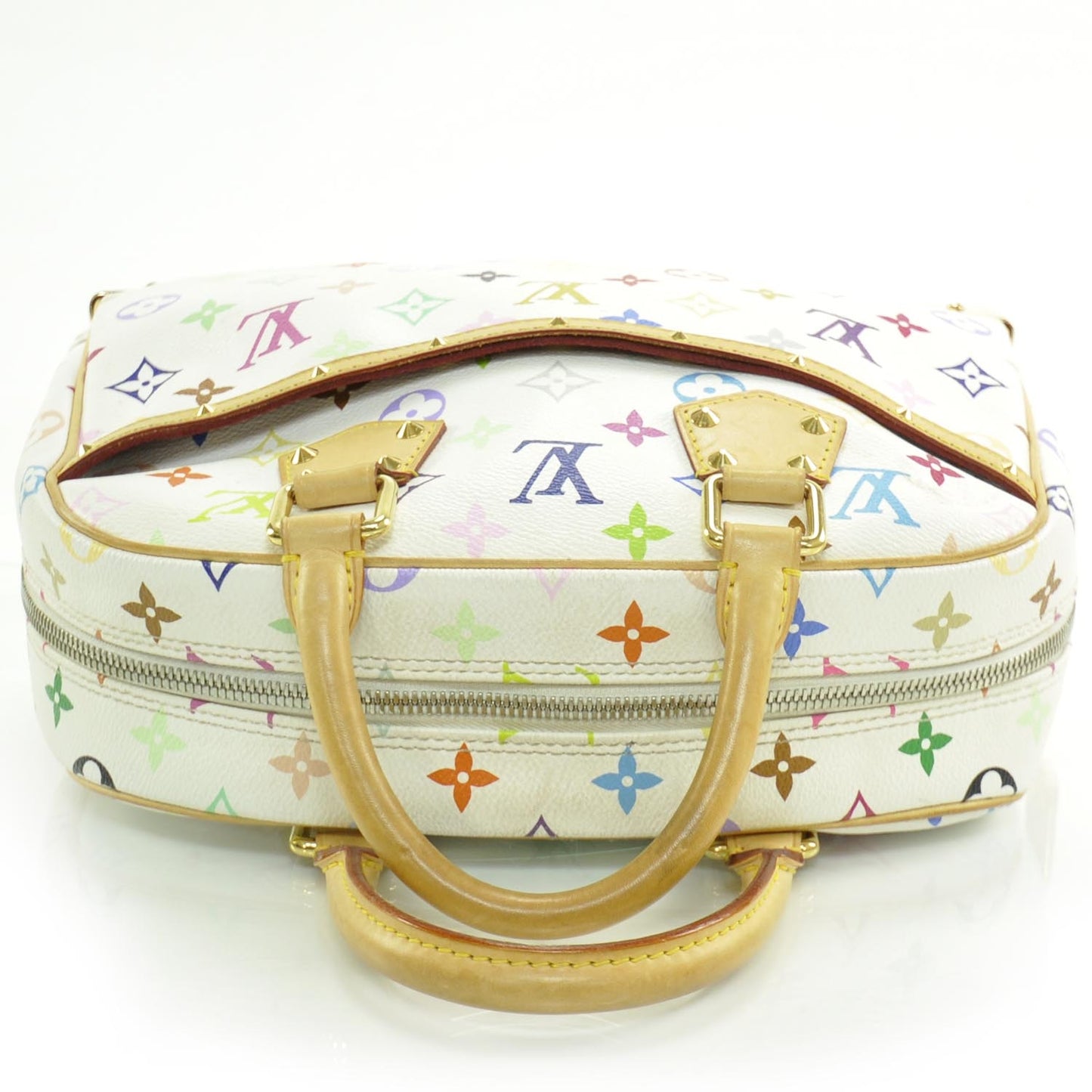 Monogram Multicolor Trouville White