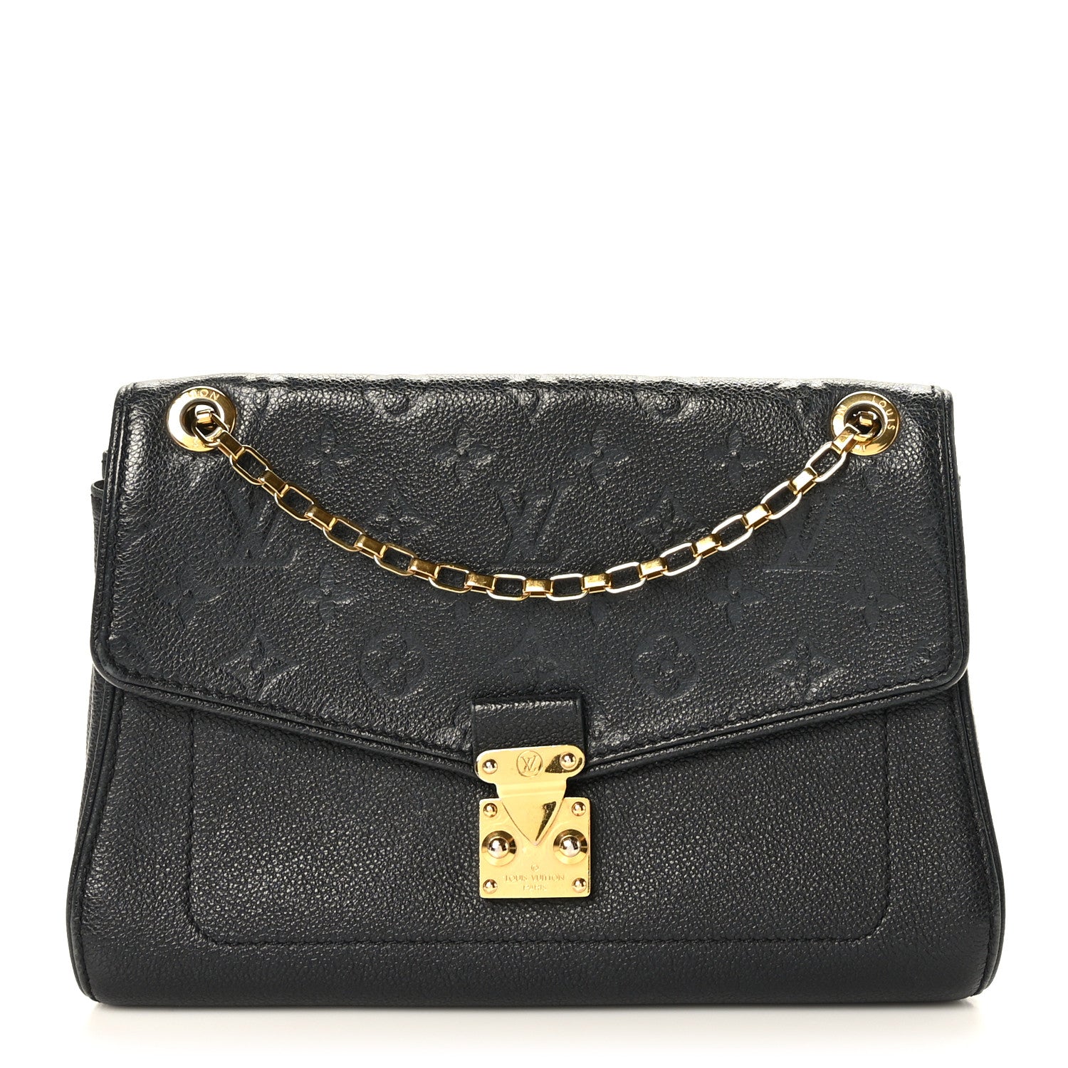 Louis Vuitton Empreinte Monogram Saint-Germain PM Black Platine 1 of 8