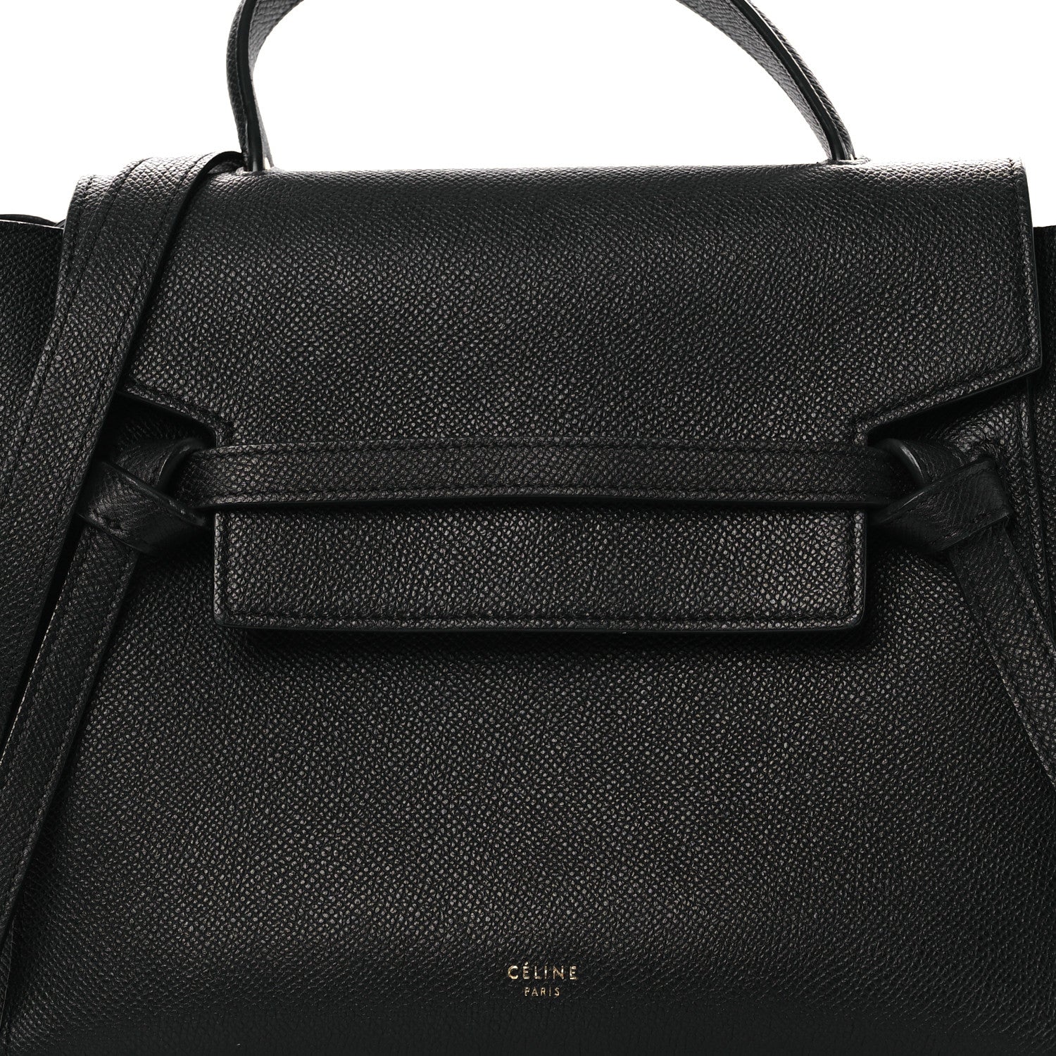 Celine Grained Calfskin Micro Belt Bag Black 8 of 11