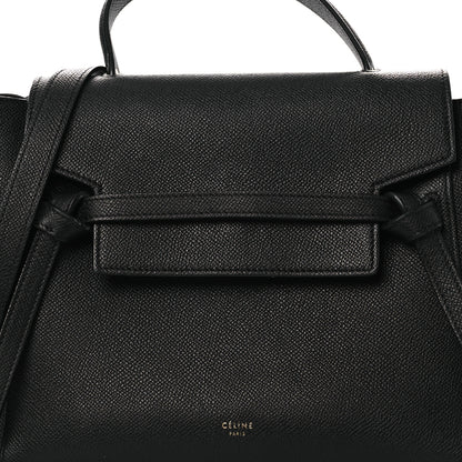 Celine Grained Calfskin Micro Belt Bag Black 8 of 11