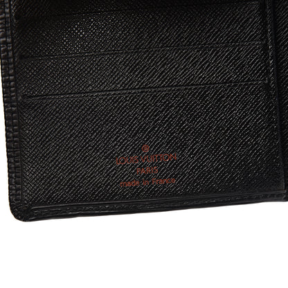 Louis Vuitton Epi Porte-Billets Compact Wallet Black 5 of 5