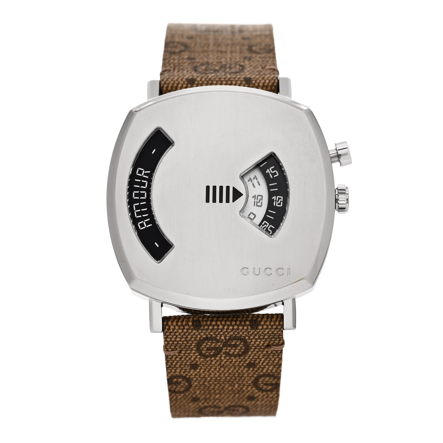 Gucci Stainless Steel Canvas 38mm Grip Quartz Watch 1 of 5