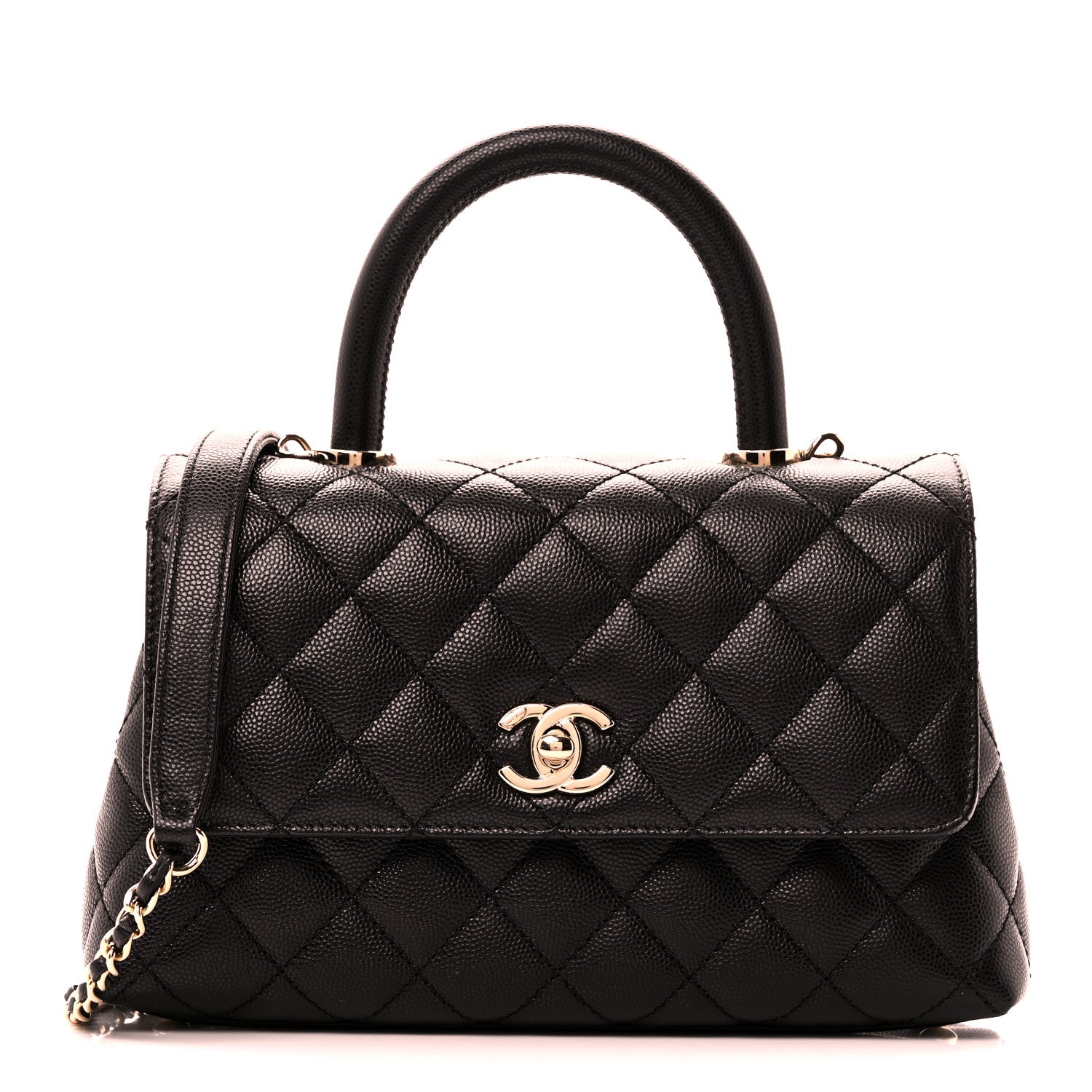 Chanel Caviar Quilted Mini Coco Handle Flap Black 1 of 11