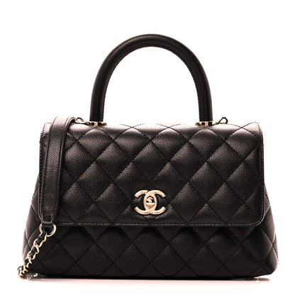 Chanel Caviar Quilted Mini Coco Handle Flap Black 1 of 11