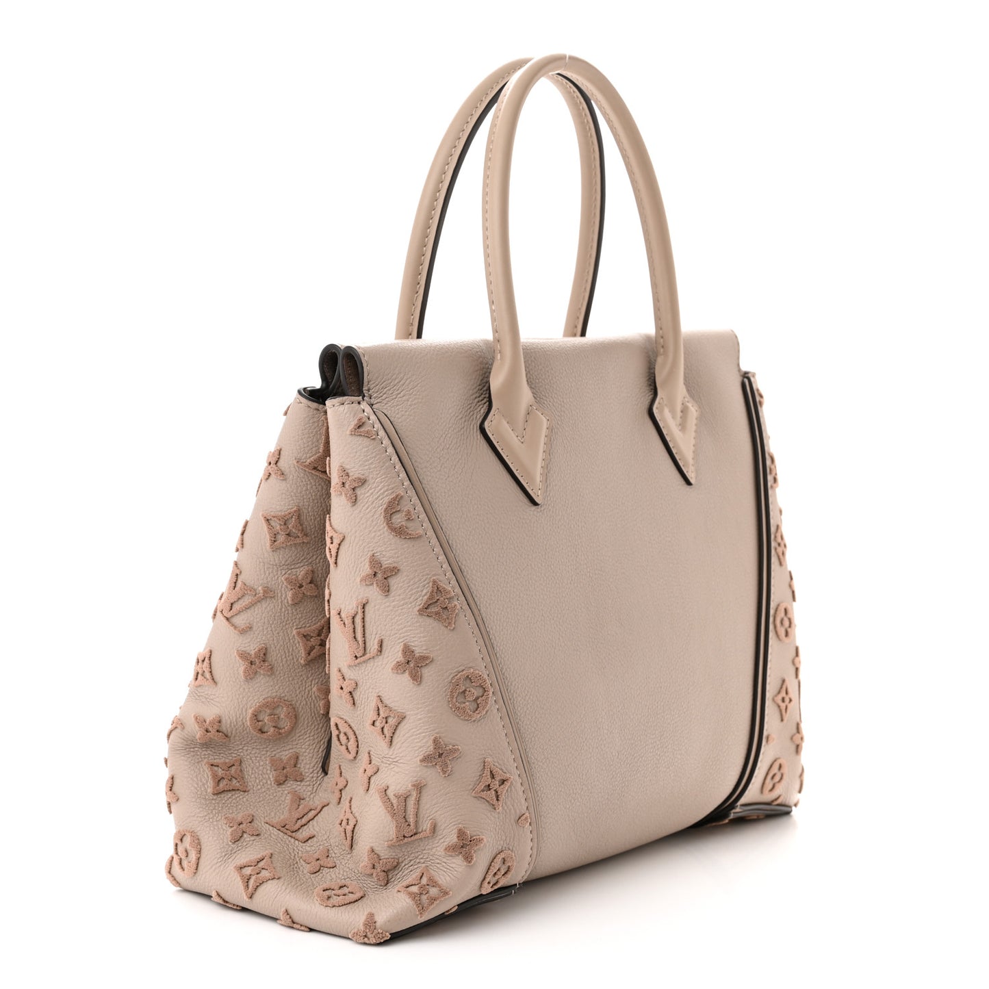 Veau Cachemire Tote W PM Galet