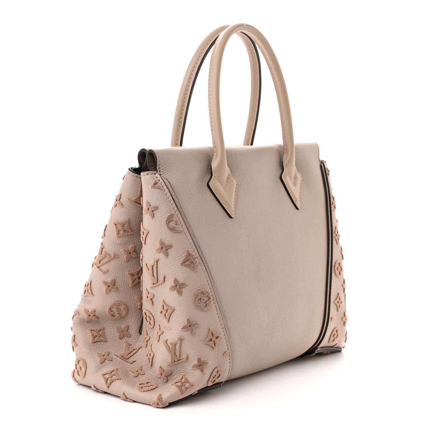 Louis Vuitton Veau Cachemire Tote W PM Galet 3 of 9