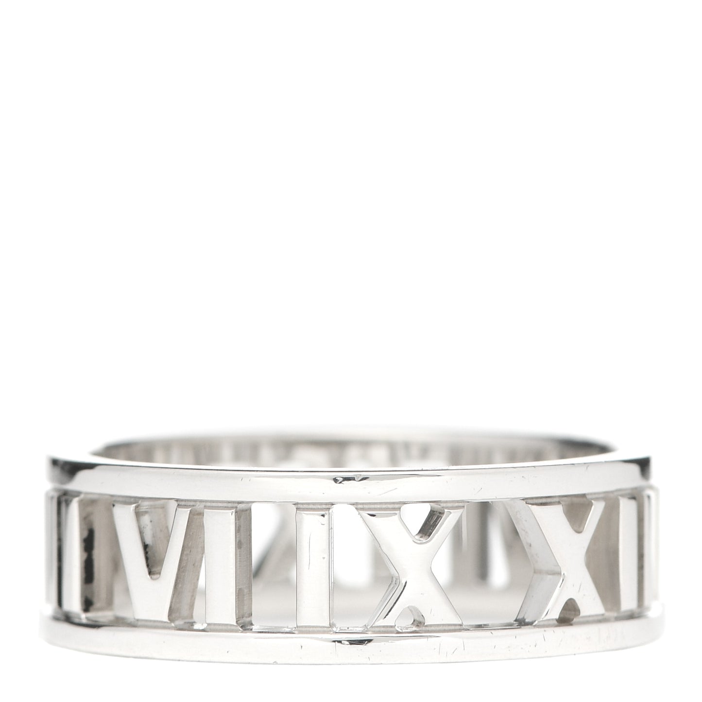 Sterling Silver Wide Atlas Open Ring 58 8.25